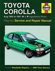 Haynes Reparationshandbok, Toyota Corolla Petrol, Universal