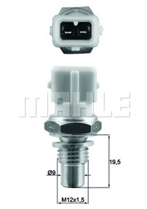 Kylvätsketemperatur-sensor, OPEL,RENAULT,VOLVO, 09109810, 3344169, 3345511, 44 01 810, 77 00 737 571, 77 00 869 343