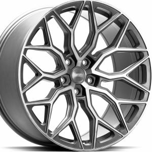 Vossen HF2 Tinted Matte Gunmetal 10.5x20 5/112 ET45 B66.6