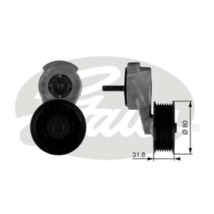 Spännrulle, flerspårsrem, DODGE,JEEP, 53010158