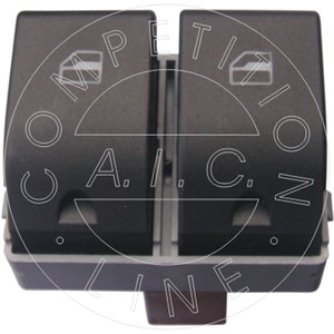 Brytare, fönsterhiss, Fram, Förarsida, SEAT CORDOBA, IBIZA III, VW FOX Halvkombi, POLO, 6Q0 959 858A 01C, 6Q0 959 858A 9B9, 6Q0 959 858A