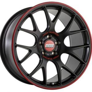 BBS CH-R Satin Black Red 8.5x18 5/112 ET38 B82