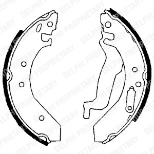 Bromsbackar, sats, Bakaxel, HONDA,MG,ROVER, 04431-ST3-E00, 04431ST3E50, 43015-SP8-000, GBS90830, GBS90835, GBS90835AF, GBS90836, GBS9083