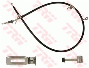 Vajer, parkeringsbroms, Bak, Vänster, MAZDA 323 C IV, 323 F IV, 323 S IV, B455-44-420C, B455-44-420D, B455-44-420E