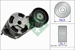 Sträckare, flerspårsrem, BMW 1 [F20, F21], 3 [F30, F80], 3 Touring [F31], 11 18 7 603 347, 11 28 7 603 347, 11187603347, 11287603347, 7