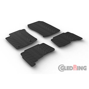 Gummimatta, kupé, Fram eller bak, Fram och bak, TOYOTA LAND CRUISER PRADO