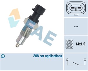 Brytare, backljus, ABARTH,ALFA ROMEO,FIAT,LANCIA, 46410523, 60806108, 60810259, 60811423, 7588520, 7615564, MD319266, MZ690651, XD319266