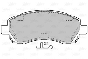 Bromsbeläggsats, Framaxel, NISSAN,SUBARU, 26296AC010, 26296-AC010, 26296AC011, 26296-AC011, 26296AC020, 26296-AC020, 26296AC021, 26296-A
