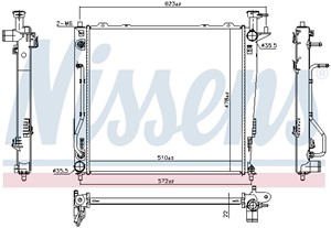 Kylare, motorkylning, KIA SORENTO II, 253102P300, 253102P360, 253102P370