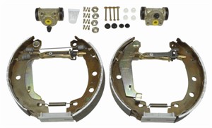 Bromsbackar, sats, Bakaxel, RENAULT MEGANE I, MEGANE Cabriolet I, MEGANE Classic I, MEGANE Coach I, MEGANE Grandtour I, 77 01 204 836, 7