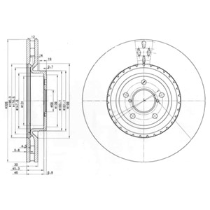 Bromsskiva, Framaxel, SUBARU BRZ, IMPREZA Halvkombi, IMPREZA Sedan, 26300-FE000, 26300-FE010