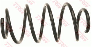 Spiralfjäder, Framaxel, SEAT ALTEA, ALTEA XL, VW GOLF VI, TOURAN, 1K0 411 105 DC