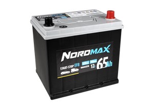 Nordmax EFB 12V 65Ah 620A, HYUNDAI,INFINITI,MAZDA,MITSUBISHI,NISSAN,SUBARU,TOYOTA, 244103HC0A, 24410-3HC0A, 244103HC0AIS, 24410-3HC0A-