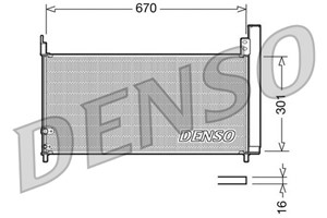 Kondensor, klimatanläggning, LEXUS CT, TOYOTA AURIS, PRIUS, PRIUS PLUS, 8846047150, 8846076010