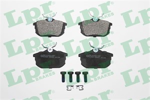 Bromsbeläggsats, Bakaxel, MITSUBISHI,PROTON,SMART,VOLVO, 30620770, 30623264, 30630613, 30638455, 30850978, 308509785, 3345678, 33456781,