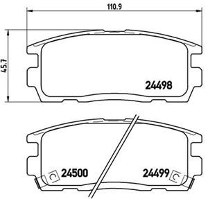 Bromsbeläggsats, Bakaxel, CHEVROLET CAPTIVA, CAPTIVA SPORT, CAPTIVA Van, EQUINOX, OPEL ANTARA A, PONTIAC TORRENT, VAUXHALL ANTARA A, 160