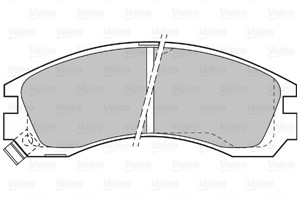 Bromsbeläggsats, Framaxel, CITROËN,MITSUBISHI,PEUGEOT, 4605A492, 4605A730, MB699453, MB928049, MN102608, MR389542, MR389543, MR389544, M