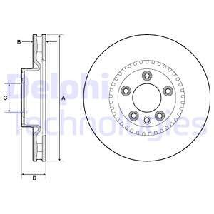 Bromsskiva, Framaxel, PORSCHE CAYENNE, VW TOUAREG, 7L8 615 301A, 95535140300