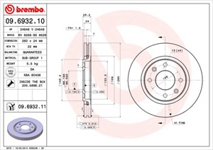 Bromsskiva, Framaxel, PEUGEOT 406, 406 Break, 4246L9