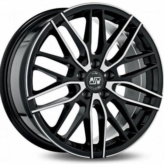 Msw72 Black Machined Face 8/18 5/114.3 ET34 B73