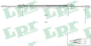 Vajer, parkeringsbroms, Fram, Mitt, CITROËN,FIAT,LANCIA,PEUGEOT, 1472957080, 1487276080, 4745000000000, 4745T5