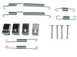 Tillbehörssats, bromsbackar, Bakaxel, HYUNDAI GETZ, i10 I, i20 I