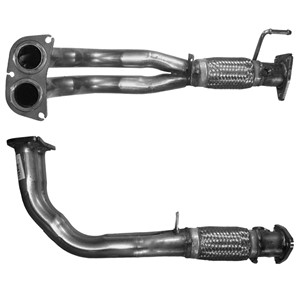 Avgasrör, Fram, HONDA ACCORD VI, ACCORD Hatchback VI, 18210S1AE01, 4189870