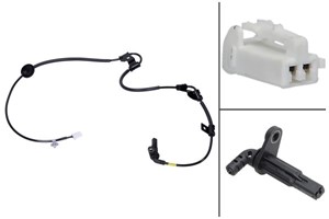 ABS-givare, Sensor, hjulvarvtal, Bakaxel vänster, HYUNDAI TUCSON, KIA SPORTAGE II, SPORTAGE VAN II, 95680-2E300