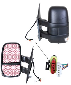 Sidospegel, Höger, IVECO DAILY Flak/chassi V, DAILY Skåp V, 0005802031934, 5801367640, 5801755751