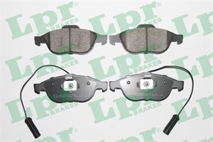 Bromsbeläggsats, Framaxel, ALFA ROMEO 147, 156, 156 Sportwagon, LANCIA LYBRA, LYBRA SW, 77362251, 77362327, 9947936, 9948335, 9948337