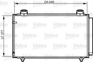 Kondensor, klimatanläggning, TOYOTA COROLLA, COROLLA Kombi, COROLLA Sedan, 8845002240, 88450-02240, 8845002261, 88450-02261, 8845012260,