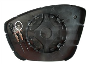 Spegelglas, yttre spegel, Vänster, CITROËN C3 III, PEUGEOT 2008 I, 208 I, 1607512180