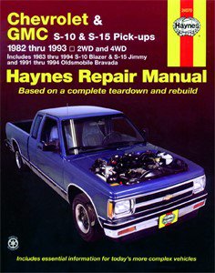 Haynes Reparationshandbok, Chevrolet S10 & S-15, Oldsmobile, Universal
