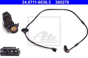 ABS-givare, Sensor, hjulvarvtal, Bakaxel höger, MERCEDES-BENZ C-KLASS [W202], C-KLASS T-Model [S202], CLK [C208], CLK Cabriolet [A208],