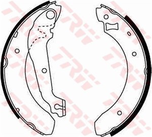 Bromsbackar, sats, Bakaxel, FORD SIERRA II, SIERRA Halvkombi I, SIERRA Halvkombi II, SIERRA Turnier, SIERRA Turnier II, 5015665, 5020409