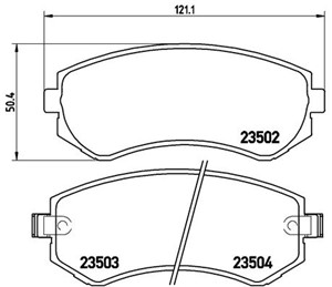 Bromsbeläggsats, Bakaxel, Framaxel, NISSAN 240SX, ALMERA I, ALMERA Hatchback I, PATROL GR Flak/chassi V, PATROL GR Wagon V, 410602N290,