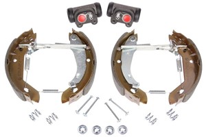 Bromsbackar, sats, Bakaxel, PEUGEOT 309 I, 309 II, 42412J, 42417H, 4241C4
