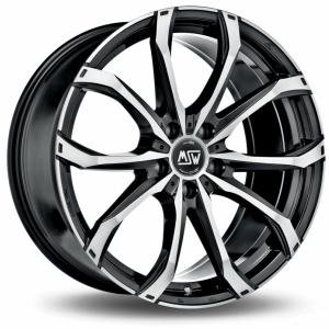MSW 48 Black Machined Face 7.5x17 5/114.3 ET45 B73.1