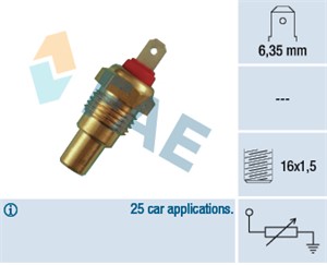 Kylvätsketemperatur-sensor, LEXUS,TOYOTA, 06L117021C, 06L117021E, 06L117021G, 51873656, 51892932, 51903243, 52061792, 602 030 17 03 S1,