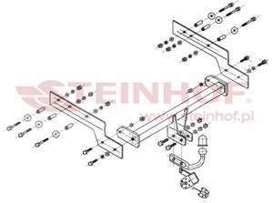 Dragkrok, Standard, FORD MONDEO Turnier III