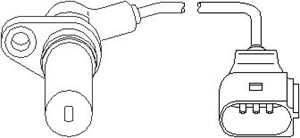 Varvtalssensor, motorhantering, AUDI,SKODA,VW, 038 907 319E