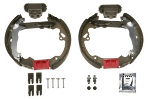 Bromsbackar, sats, Bakaxel, FORD FOCUS I, FOCUS II, FOCUS Cabriolet II, FOCUS Sedan I, FOCUS Sedan II, FOCUS Turnier I, FOCUS Turnier II