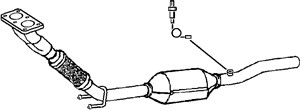 Katalysator, Fram, AUDI,SEAT,SKODA,VW, 1K0254500BX