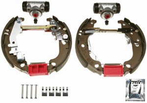 Bromsbackar, sats, Bakaxel, FIAT PUNTO, PUNTO Cabriolet
