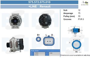 Generator, DACIA,RENAULT, 7700101279, 7700422237, 7700432331, 7711134280, 8200103744, 8200667605, 8200834604, 8253502