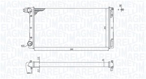 Kylare, motorkylning, FIAT IDEA, PUNTO, PUNTO Skåp/halvkombi, LANCIA MUSA, 46546944, 46776301, 51708727