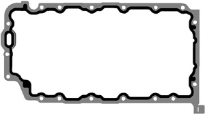 Packning, oljetråg, Upptill, CHEVROLET,OPEL,SAAB,VAUXHALL, 6 52 605, 90 502 195, 95 43 422