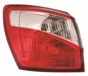 Baklykta, Vänster, NISSAN QASHQAI / QASHQAI +2 I, 26555BR00A, 26555-BR00A, 26555EY00A