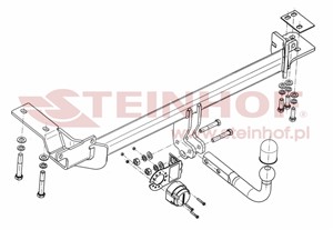 Dragkrok, Standard, LAND ROVER RANGE ROVER EVOQUE