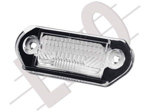 Belysning, registreringsskylt, Tvåsidig, SKODA,VW, 1H5 943 119